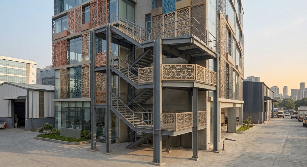 CNC Laser-Cut Architectural Facades