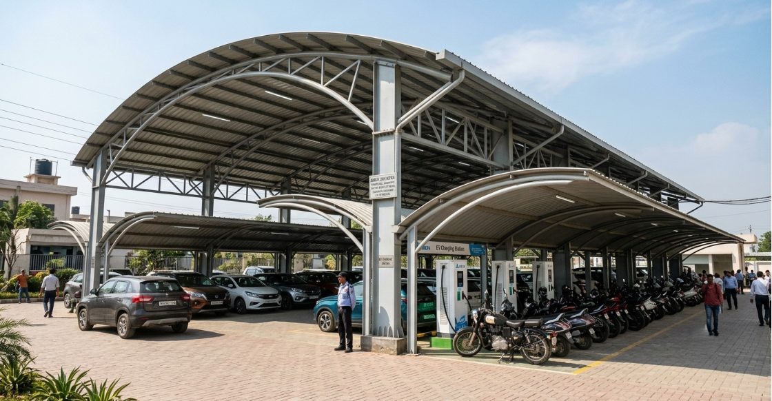 Car Park & Bike Fleet Parking Sheds
